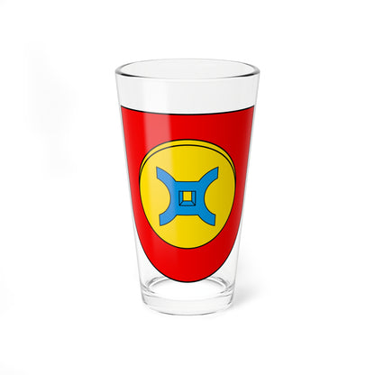 GW-FR-Courtion (Switzerland) (Coat of Arms) Pint Glass 16oz