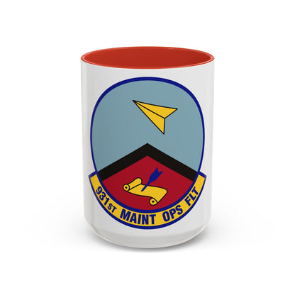 931st Maintenance Operations Flight (U.S. Air Force) Accent Coffee Mug