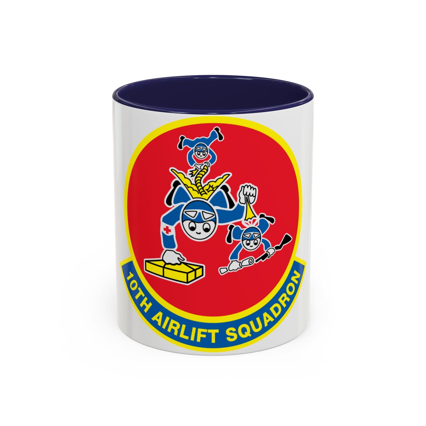 10th Airlift Squadron (U.S. Air Force) Accent Coffee Mug