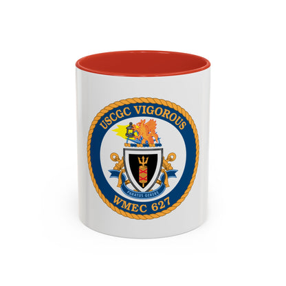 USCGC Vigorous WMEC 627 (U.S. Coast Guard) Accent Coffee Mug