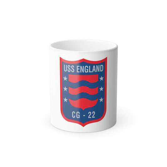 USS England CG 22 (U.S. Navy) Color Changing Mug 11oz