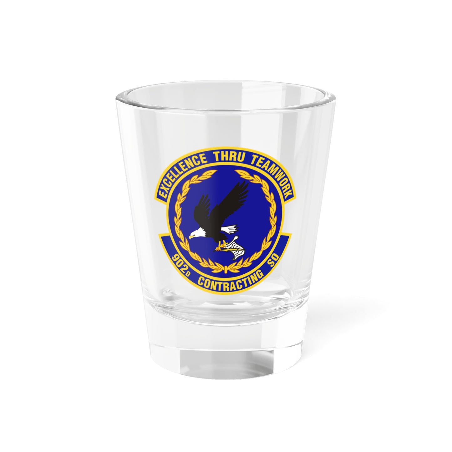 902d Contracting Squadron (U.S. Air Force) Shot Glass 1.5oz