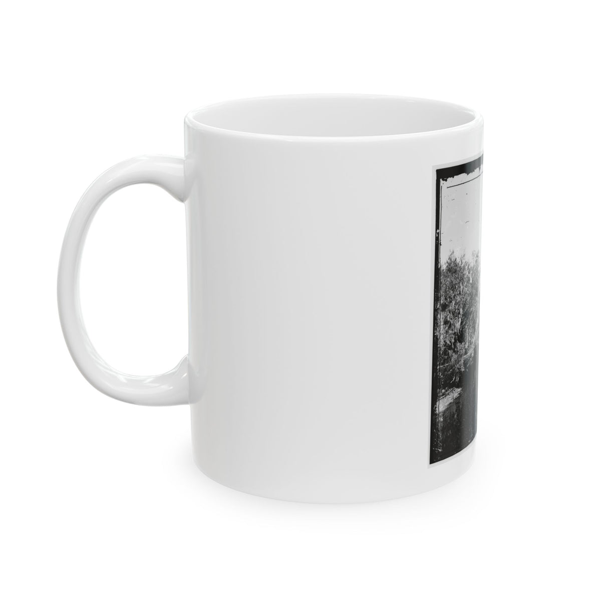 Savannah, Georgia. Bridge Over Stream (U.S. Civil War) White Coffee Mug