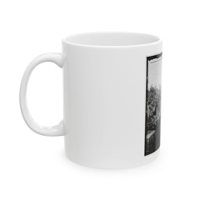Savannah, Georgia. Bridge Over Stream (U.S. Civil War) White Coffee Mug