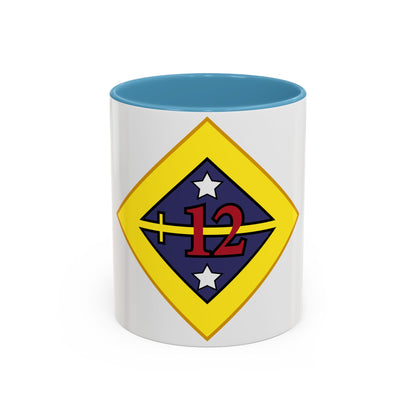 12th US division Insignia (U.S. Army) Accent Coffee Mug