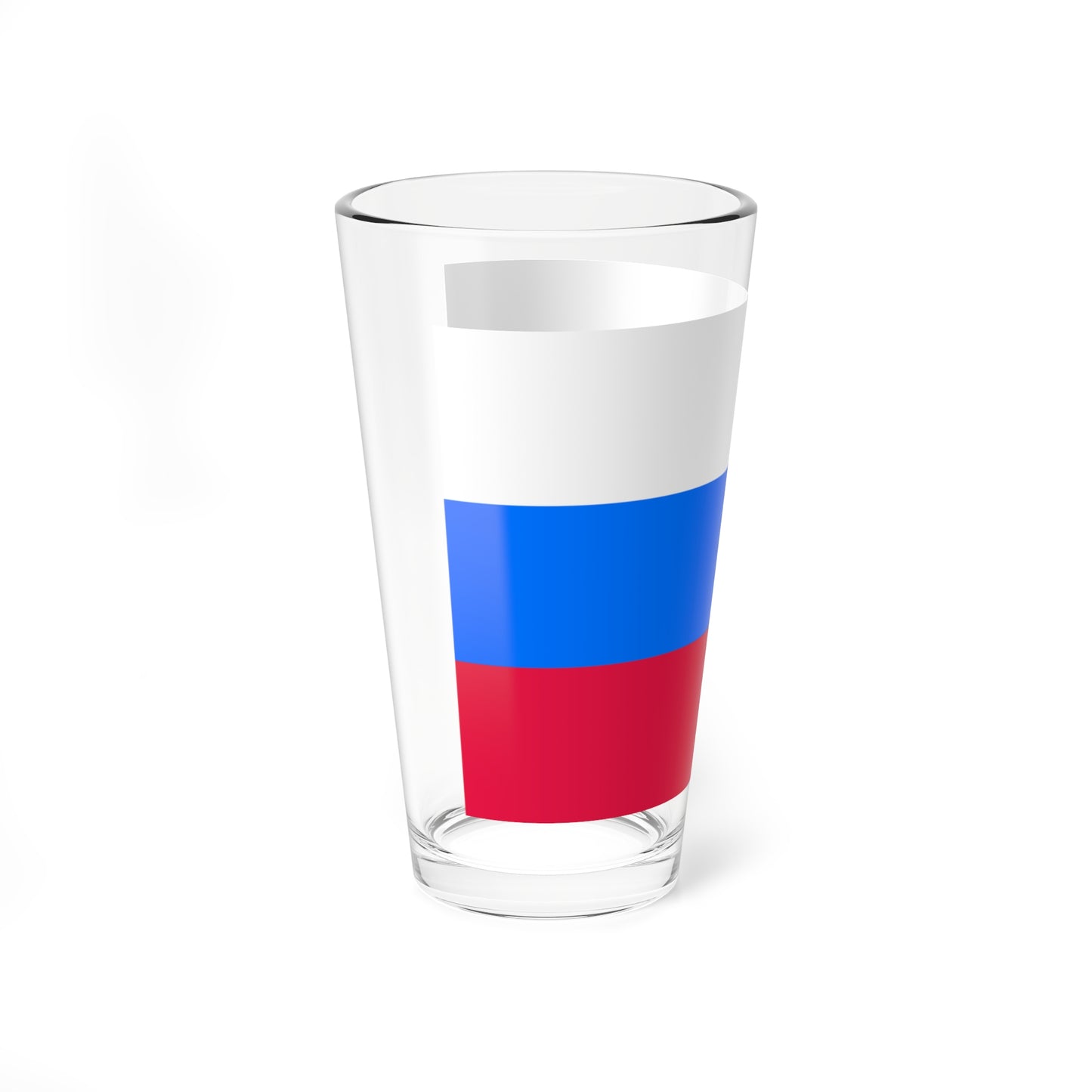 Flag of Russia CMYK (Russia) Pint Glass 16oz