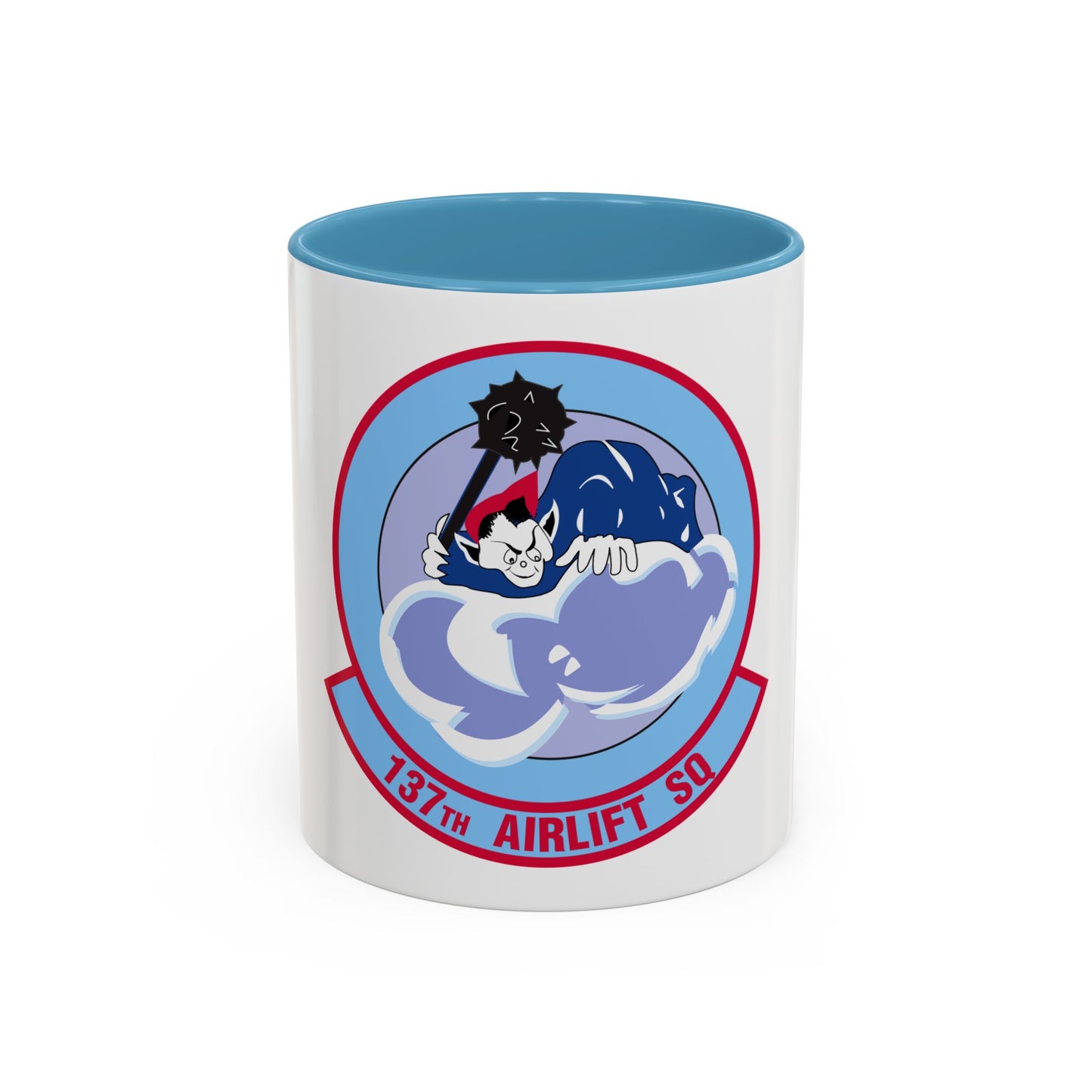 137 Airlift Squadron (U.S. Air Force) Accent Coffee Mug