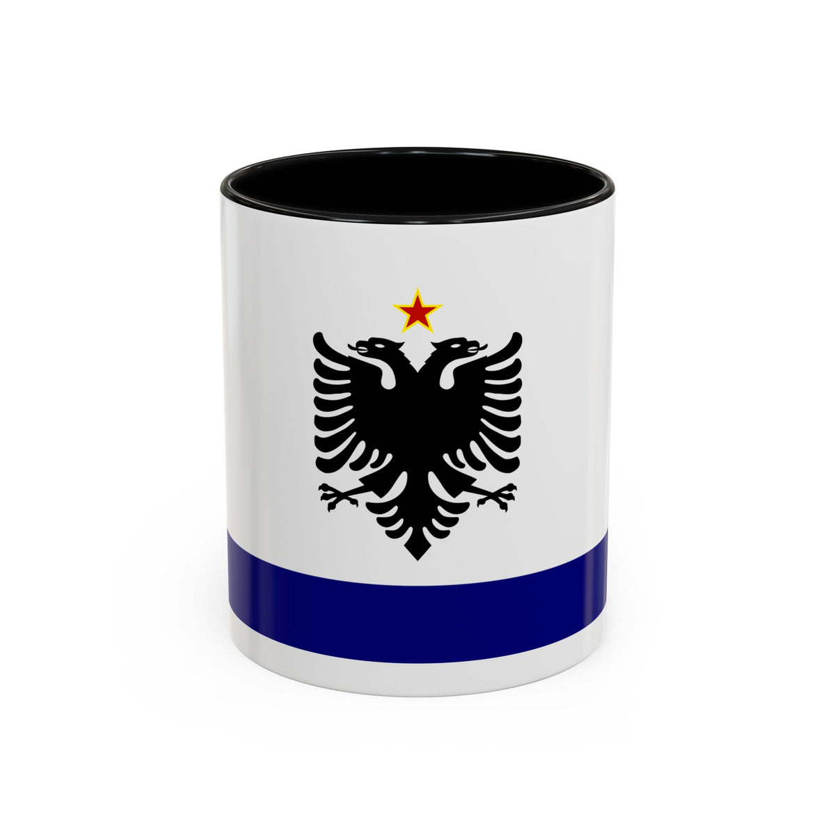 Government Ensign of Albania 1958 to 1992 - Accent Coffee Mug