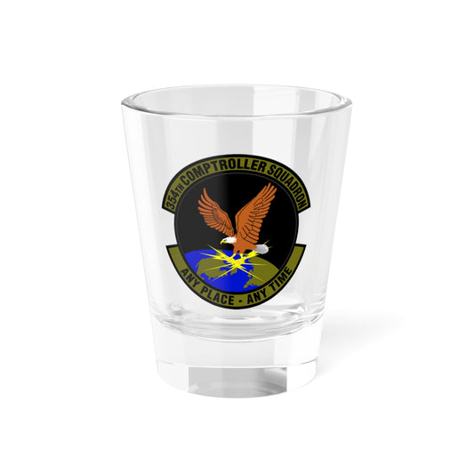 354th Comptroller Squadron (U.S. Air Force) Shot Glass 1.5oz