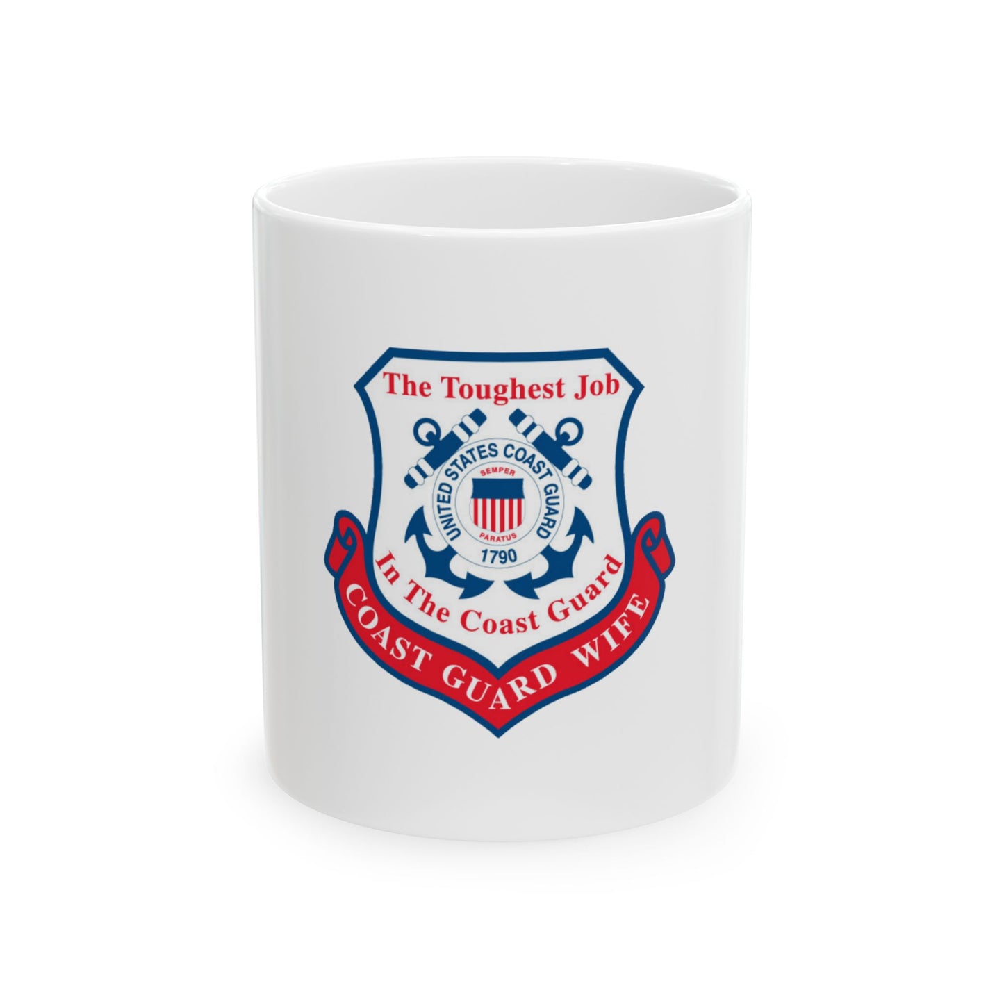 Coast Guard Wife (U.S. Coast Guard) White Coffee Mug