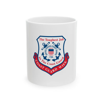 Coast Guard Wife (U.S. Coast Guard) White Coffee Mug