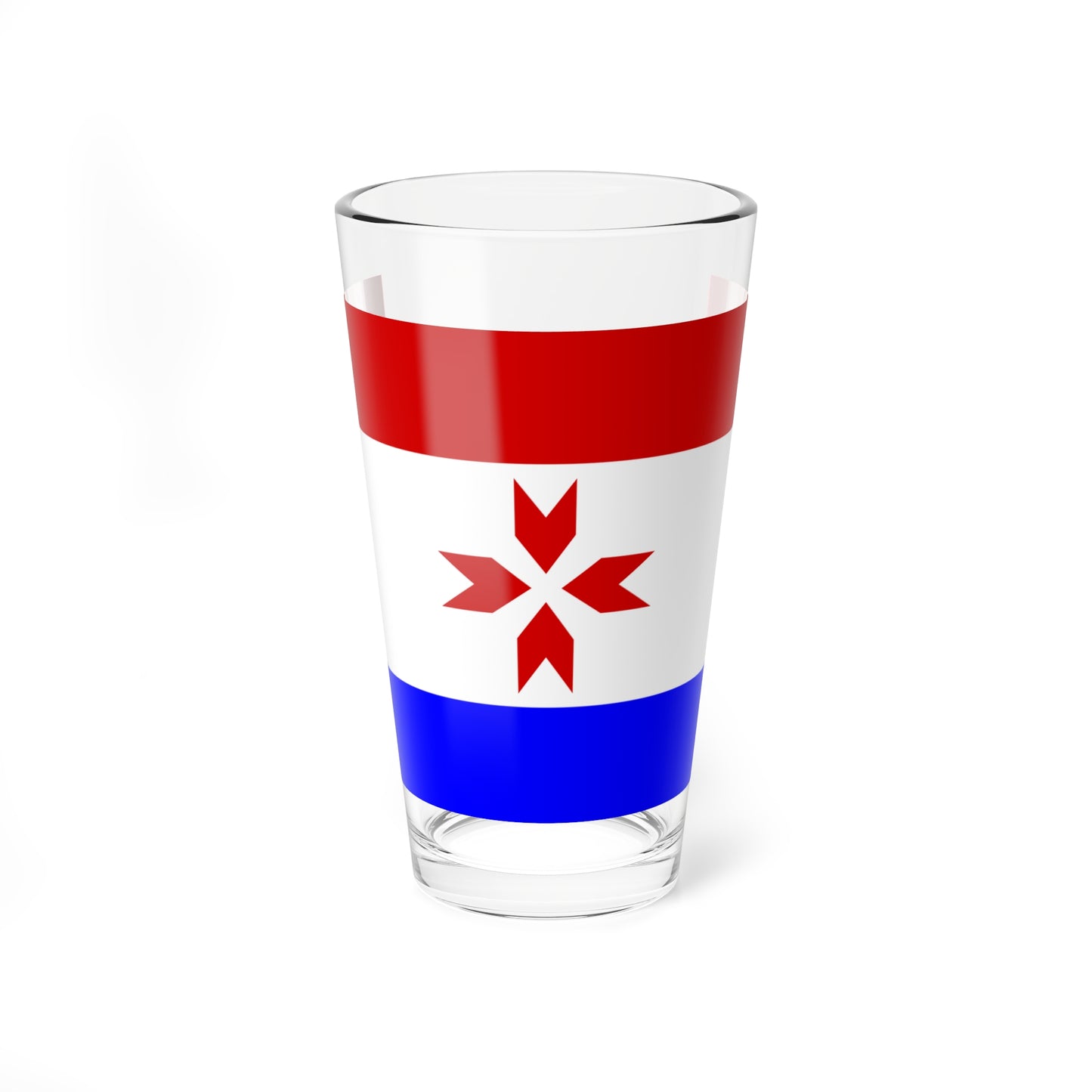 Flag of Mordovia alternative (Russia) Pint Glass 16oz