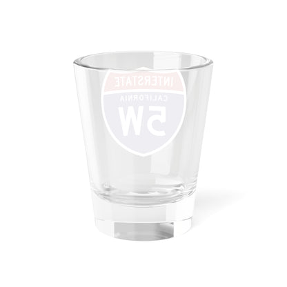 I-5W CA (California) (Road Sign) Shot Glass 1.5oz