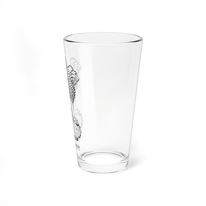 Emblem of India (India) (Coat of Arms) Pint Glass 16oz