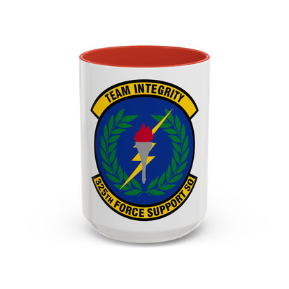 325 Force Support Squadron AETC (U.S. Air Force) Accent Coffee Mug