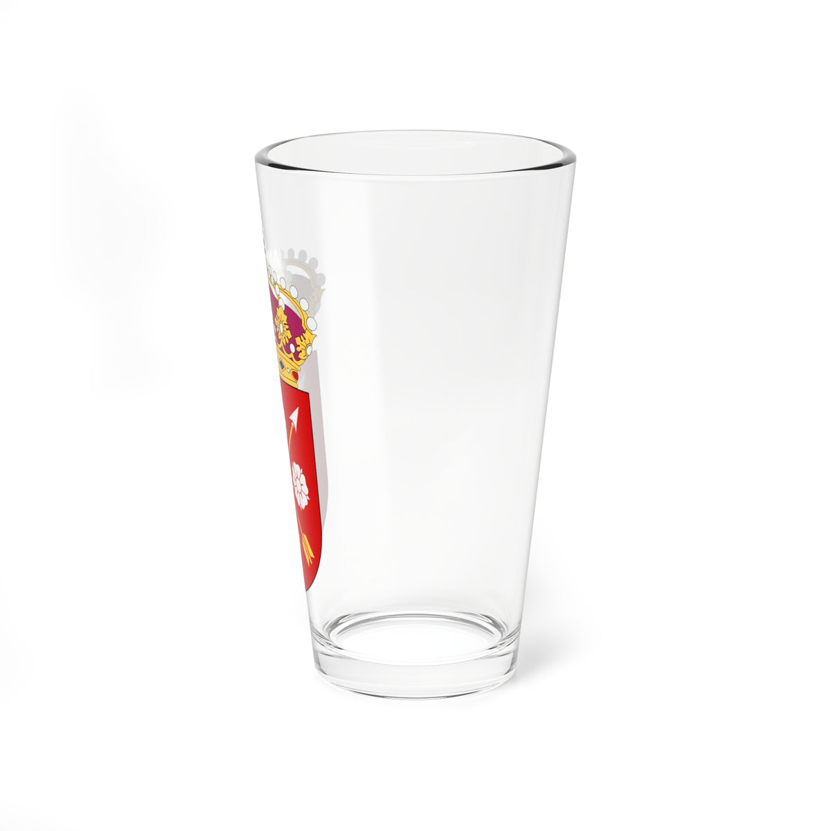 Närke vapen med kunglig krona (Sweden) (Coat of Arms) Pint Glass 16oz