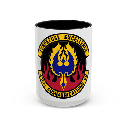 435th Communications Squadron (U.S. Air Force) Accent Coffee Mug