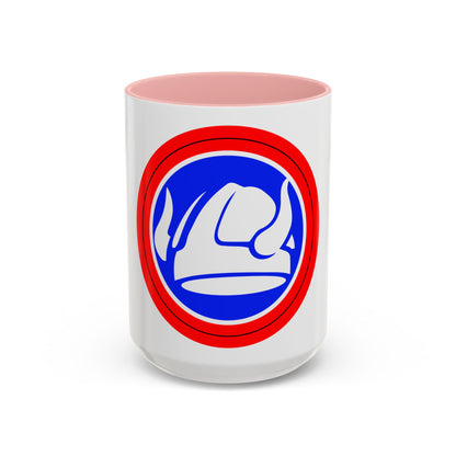 47th Division Shoulder Patch (U.S. Army) Accent Coffee Mug