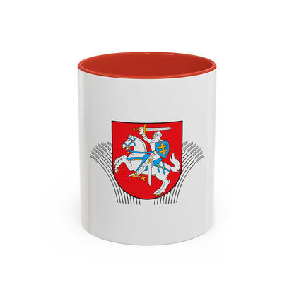 Coat of Arms of Ministry of Agriculture Lithuania - Accent Coffee Mug