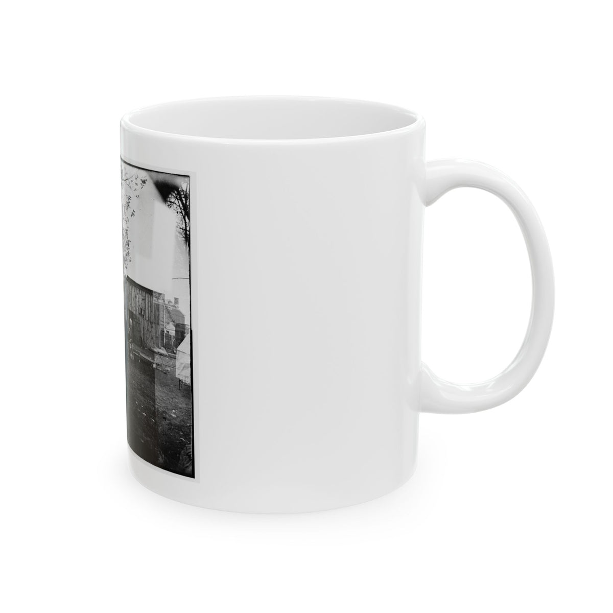 Fredericksburg, Va. Nurses And Officers Of The U.S. Sanitary Commission (U.S. Civil War) White Coffee Mug