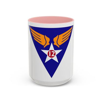 12 Air Force (U.S. Army) Accent Coffee Mug