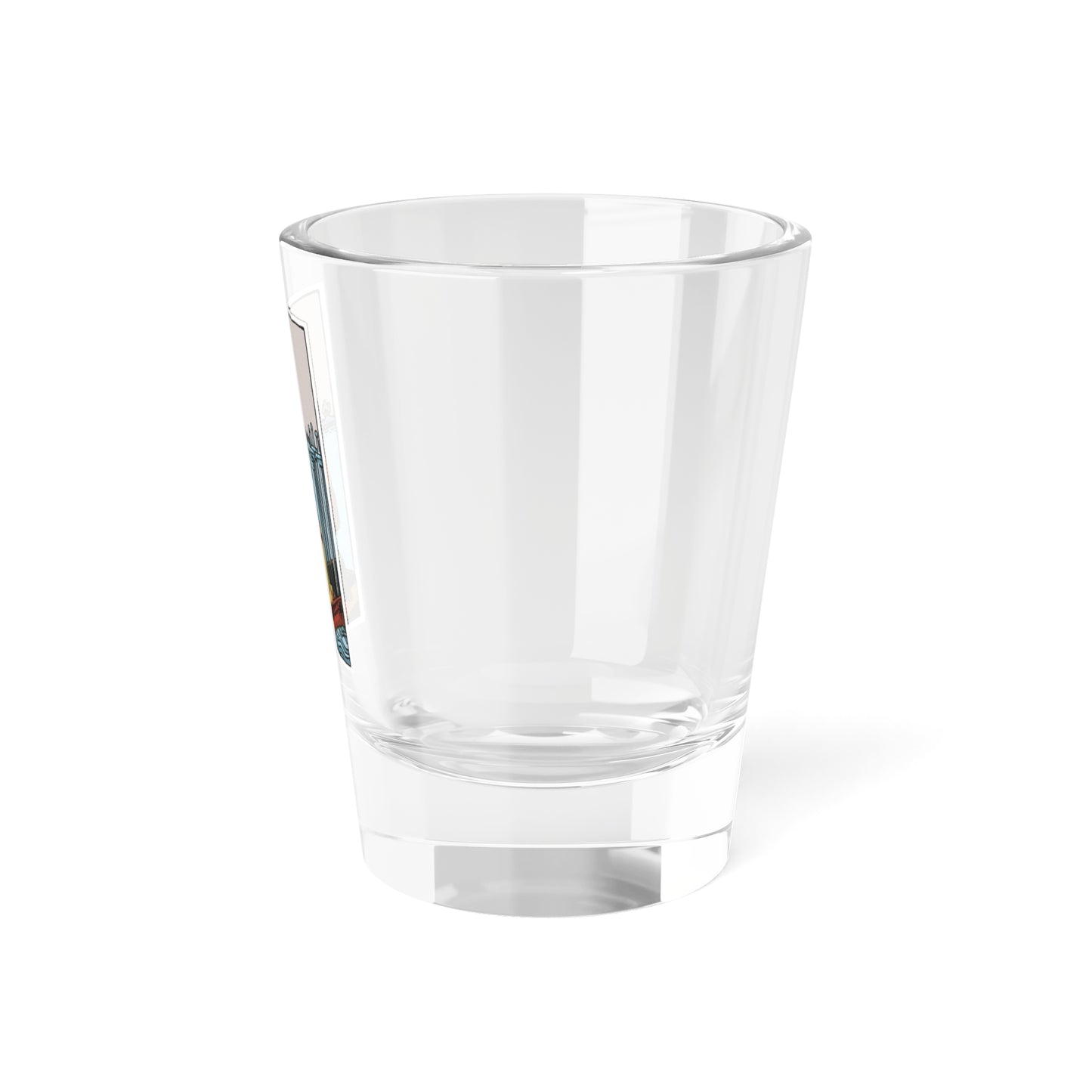 The 6 of Swords (Tarot Card) Shot Glass 1.5oz-Go Mug Yourself