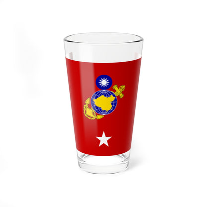 ROCMC Major Generals Flag 1964 (China) Pint Glass 16oz