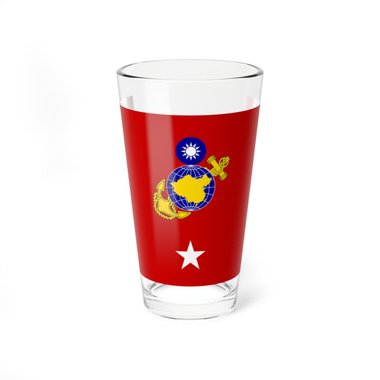 ROCMC Major Generals Flag 1964 (China) Pint Glass 16oz