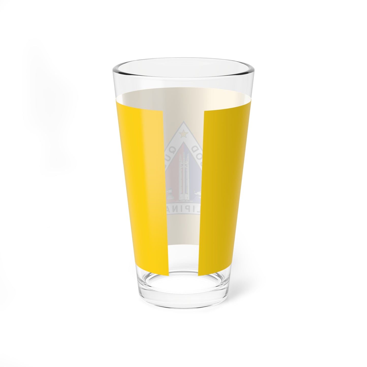 Quezon City Flag (Philippines) Pint Glass 16oz
