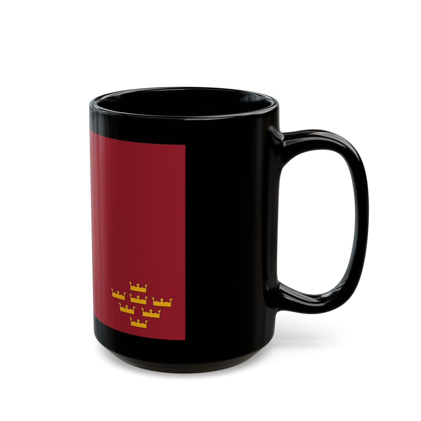 Flag of the Region of Murcia Spain - Black Coffee Mug-Go Mug Yourself