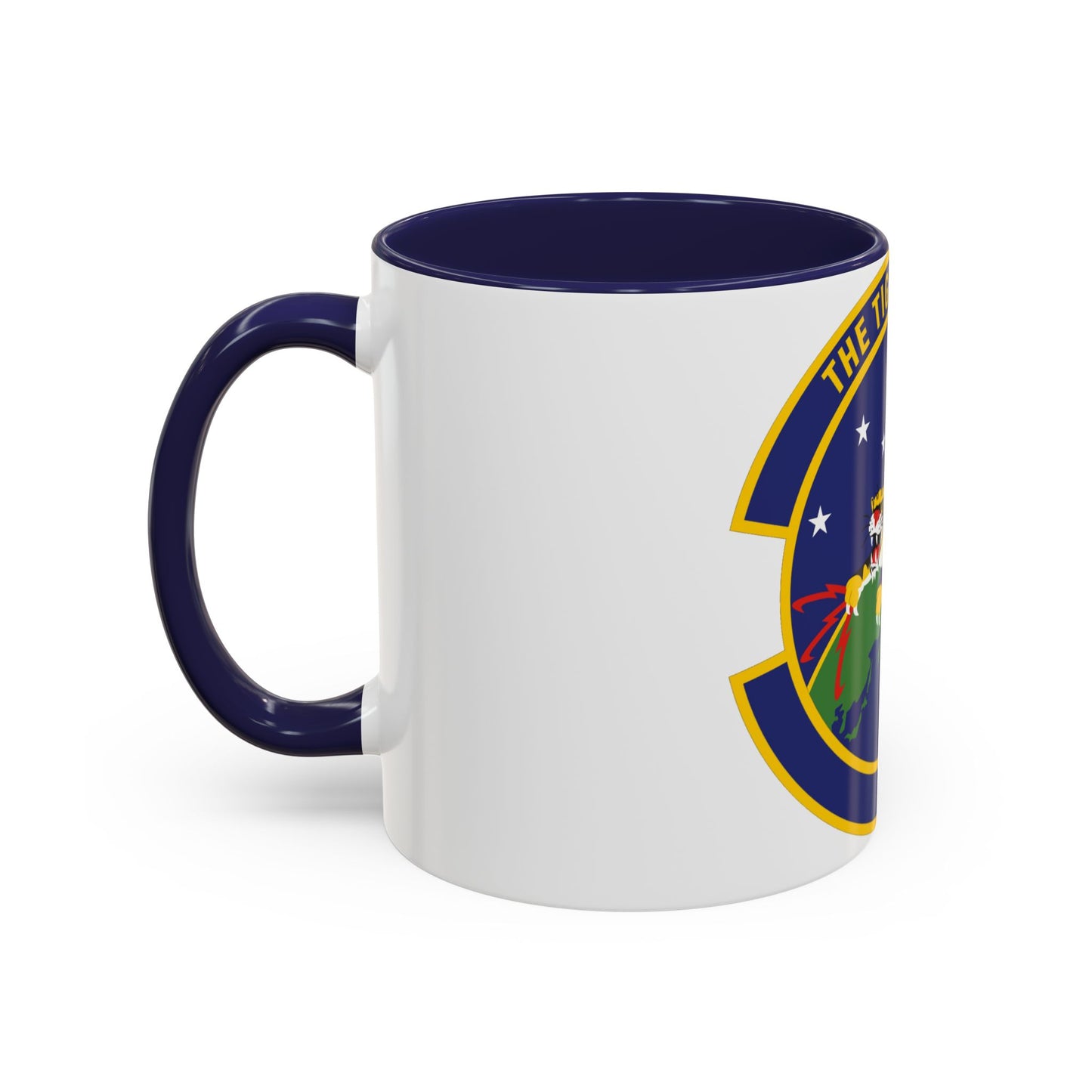 614 Air and Space Communications Squadron AFSPC (U.S. Air Force) Accent Coffee Mug