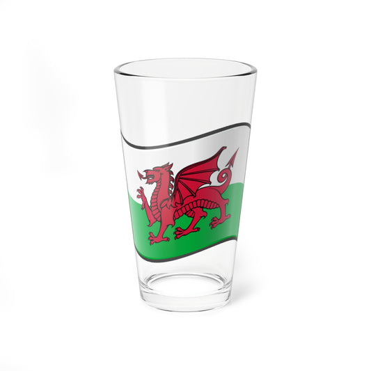 Nuvola Welsh flag (United Kingdom) Pint Glass 16oz