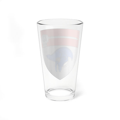 Emblem for the 1-I-JDR (Denmark) (Coat of Arms) Pint Glass 16oz