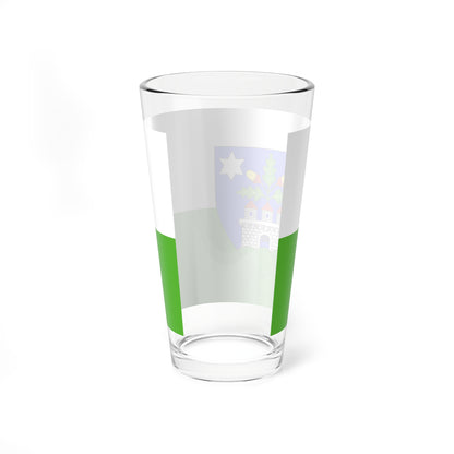FLAG-Veszprem-megye (Hungary) Pint Glass 16oz