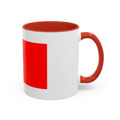 Flag of Hamrun Malta - Accent Coffee Mug-Go Mug Yourself