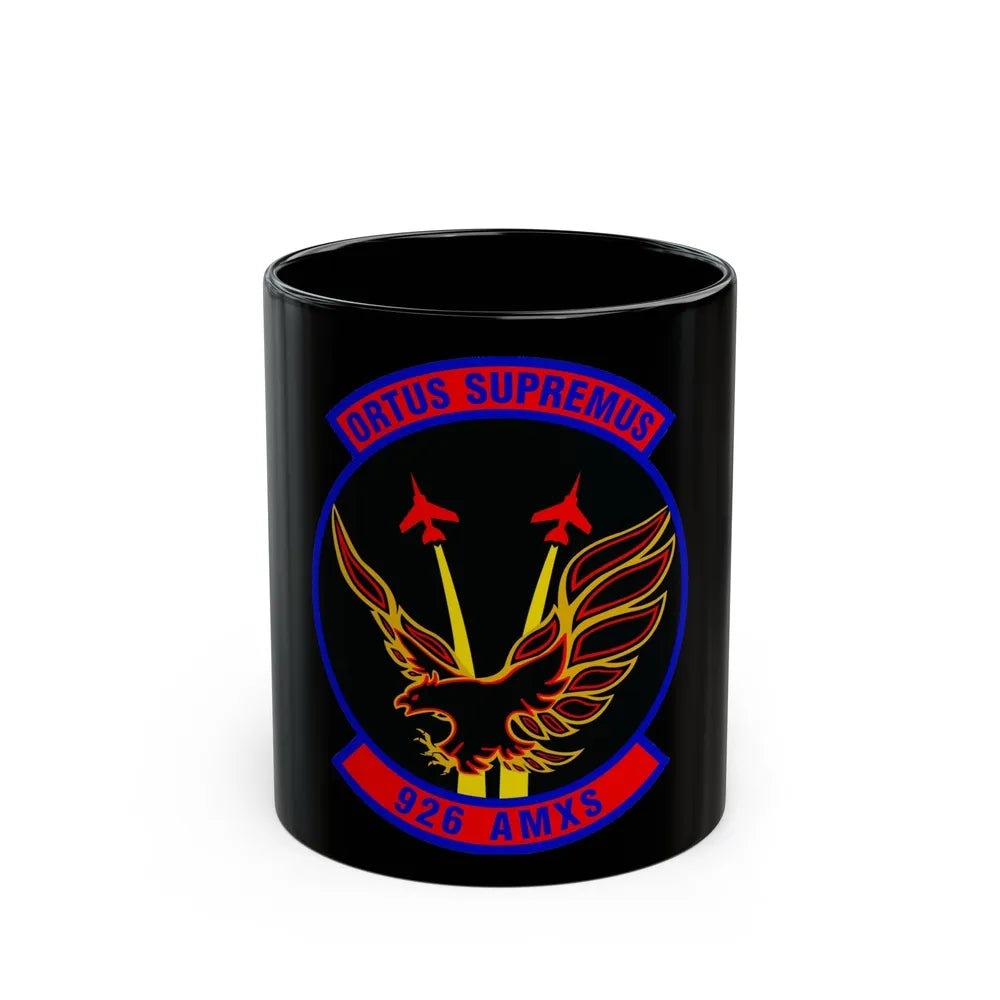 926 Aircraft Maintenance Squadron AFRC (U.S. Air Force) Black Coffee Mug-11oz-Go Mug Yourself