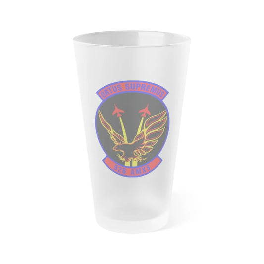 926 Aircraft Maintenance Squadron AFRC (U.S. Air Force) Frosted Pint Glass 16oz-16oz-Frosted-Go Mug Yourself