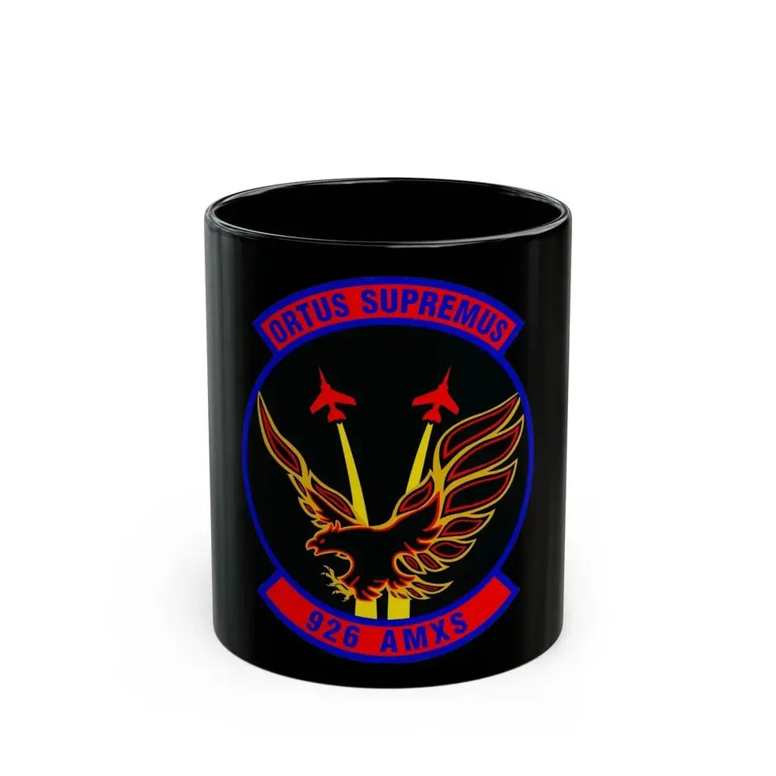 926 Aircraft Maintenance Squadron AFRC (U.S. Air Force) Black Coffee Mug 11oz - Go Mug Yourself