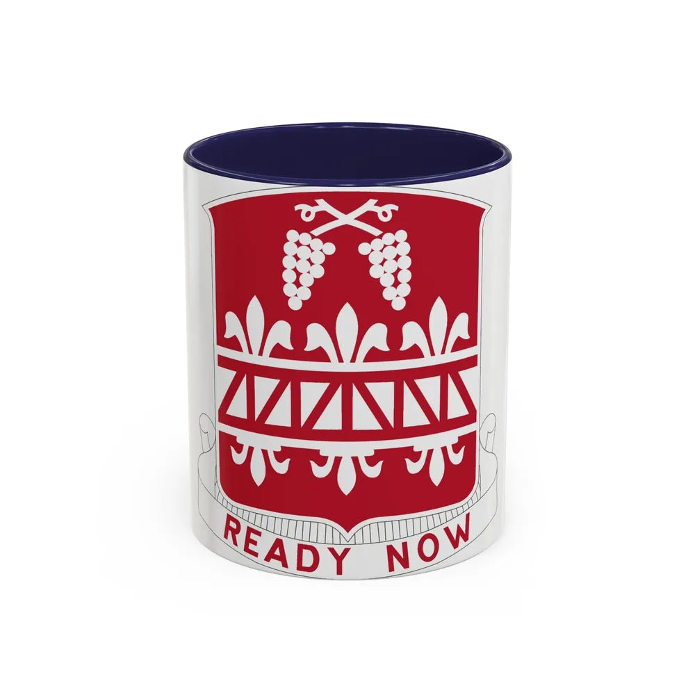 926 Engineer Battalion (U.S. Army) Accent Coffee Mug-11oz-Navy-Go Mug Yourself