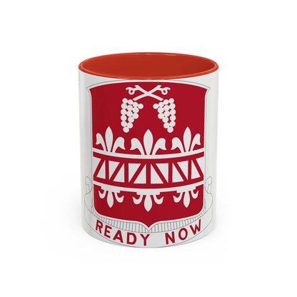 926 Engineer Battalion (U.S. Army) Accent Coffee Mug-11oz-Red-Go Mug Yourself