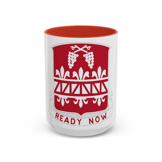 926 Engineer Battalion (U.S. Army) Accent Coffee Mug-15oz-Red-Go Mug Yourself