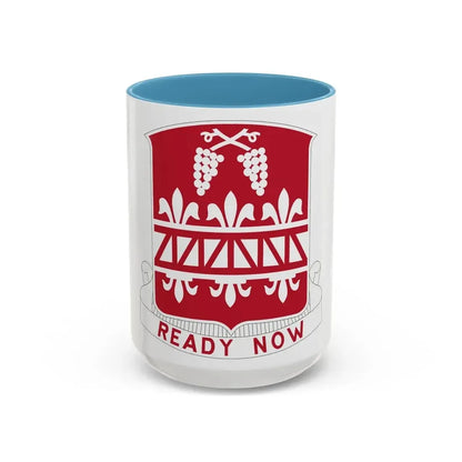 926 Engineer Battalion (U.S. Army) Accent Coffee Mug 15oz Light Blue - Go Mug Yourself