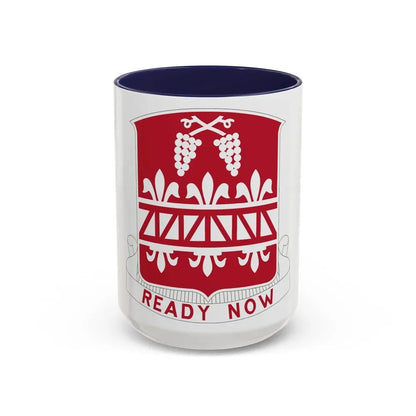 926 Engineer Battalion (U.S. Army) Accent Coffee Mug 15oz Navy - Go Mug Yourself
