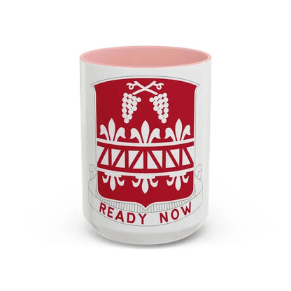 926 Engineer Battalion (U.S. Army) Accent Coffee Mug 15oz Pink - Go Mug Yourself