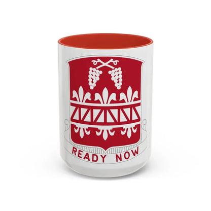 926 Engineer Battalion (U.S. Army) Accent Coffee Mug 15oz Red - Go Mug Yourself
