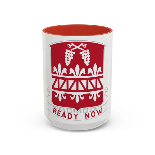 926 Engineer Battalion (U.S. Army) Accent Coffee Mug 15oz Red - Go Mug Yourself