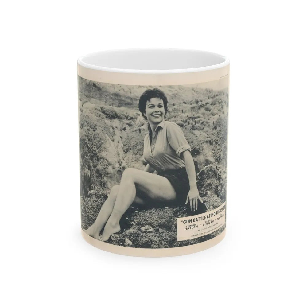 Pamela Duncan #33 (Vintage Female Icon) White Coffee Mug-11oz-Go Mug Yourself