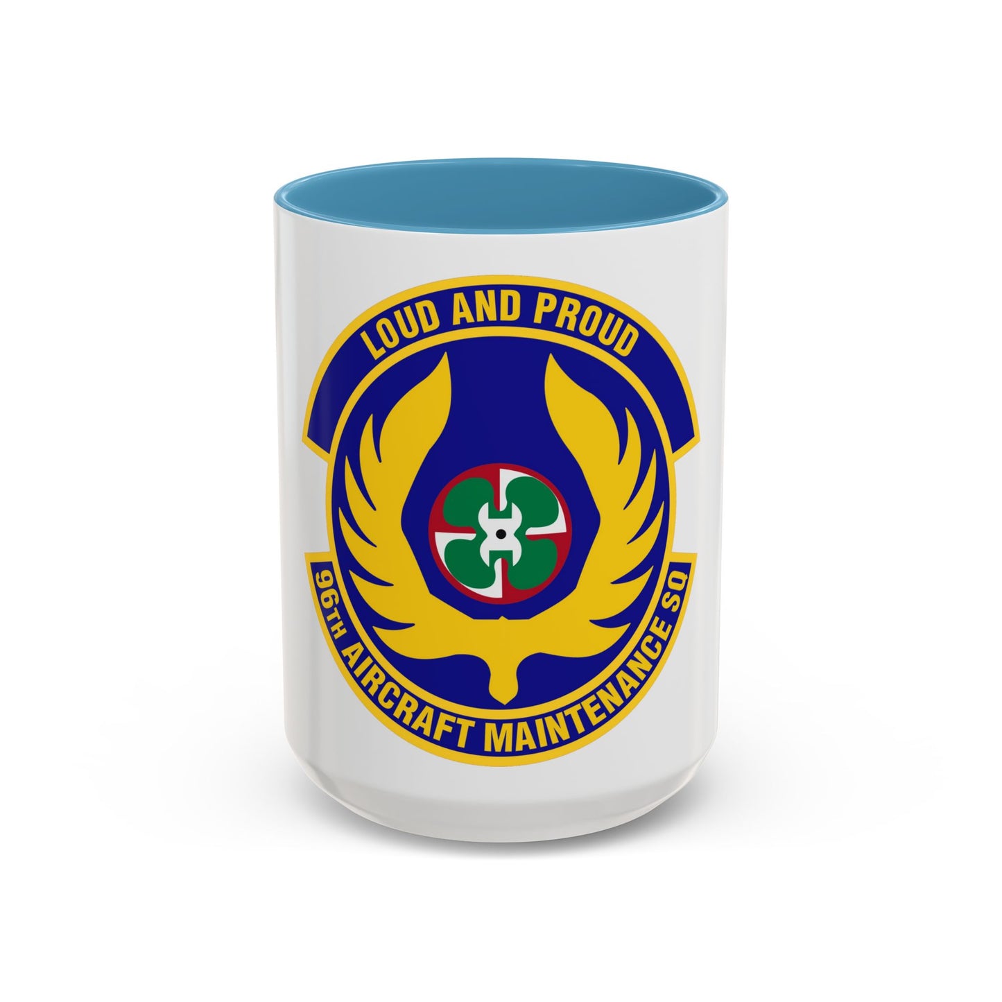 96th Aircraft Maintenance Squadron (U.S. Air Force) Accent Coffee Mug