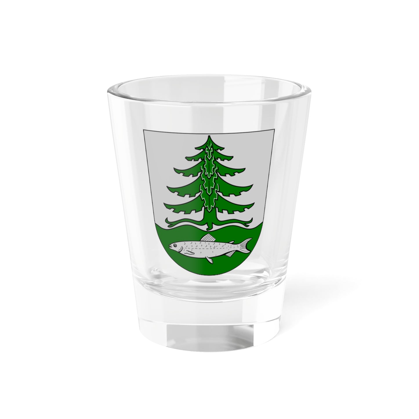 Honkilahti.vaakuna (Finland) (Coat of Arms) Shot Glass 1.5oz