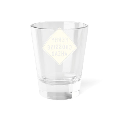 MODOT W3-10 (Missouri) (Road Sign) Shot Glass 1.5oz